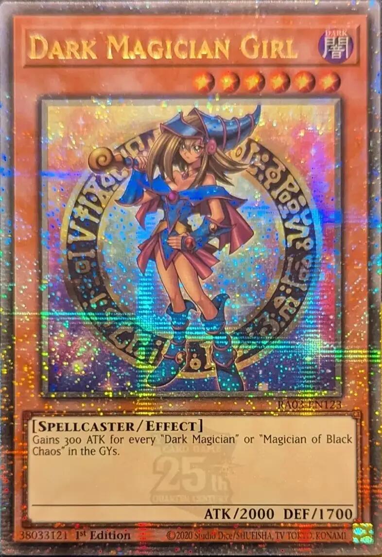 Dark Magician Girl (Quarter Century Secret Rare) (B) [RA03-EN123] Quarter Century Secret Rare | Rock City Comics