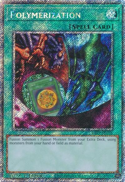 Polymerization (Alternate Art) (Platinum Secret Rare) [RA03-EN051] Platinum Secret Rare | Rock City Comics