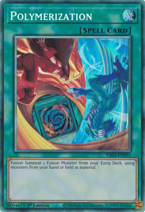 Polymerization (B) (HERO Art) (PCR) [RA03-EN051] Prismatic Collector's Rare | Rock City Comics