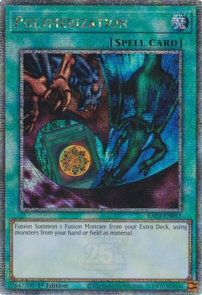 Polymerization (Alternate Art) (Quarter Century Secret Rare) [RA03-EN051] Quarter Century Secret Rare | Rock City Comics