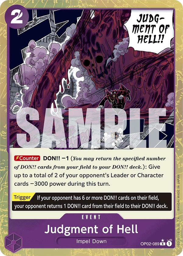 Judgment of Hell (Textured Foil) [Premium Booster -The Best-] | Rock City Comics