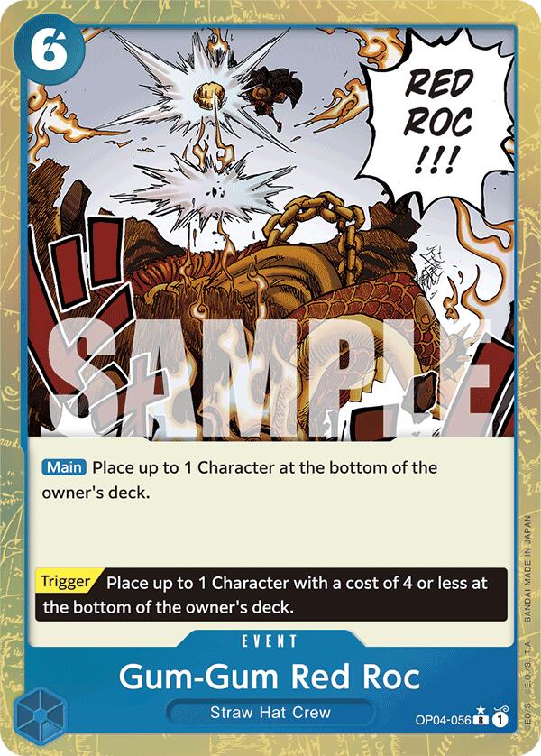 Gum-Gum Red Roc (Textured Foil) [Premium Booster -The Best-] | Rock City Comics