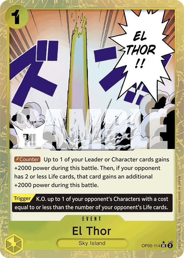 El Thor (Textured Foil) [Premium Booster -The Best-] | Rock City Comics