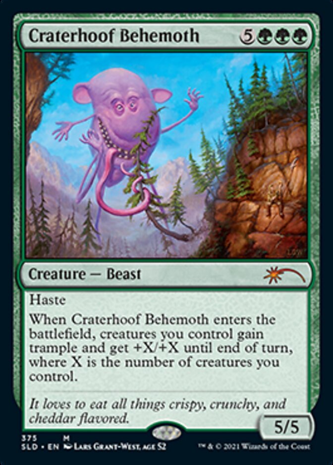 Craterhoof Behemoth (375) [Secret Lair Drop Series] | Rock City Comics