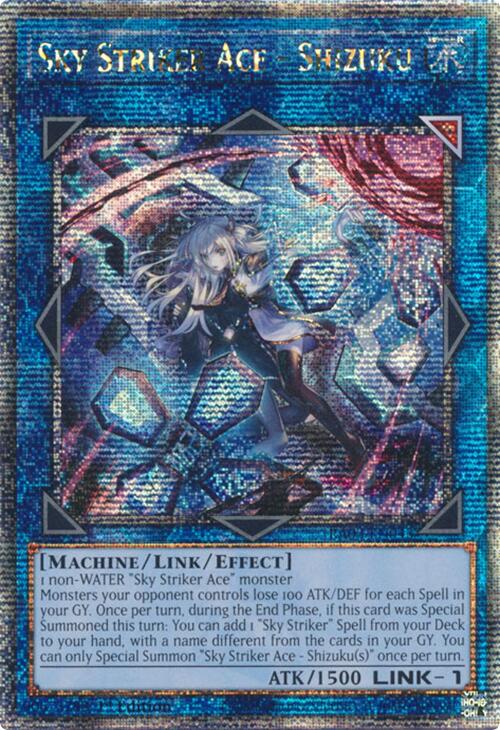 Sky Striker Ace - Shizuku (Alternate Art) (Quarter Century Secret Rare) [RA03-EN043] Quarter Century Secret Rare | Rock City Comics