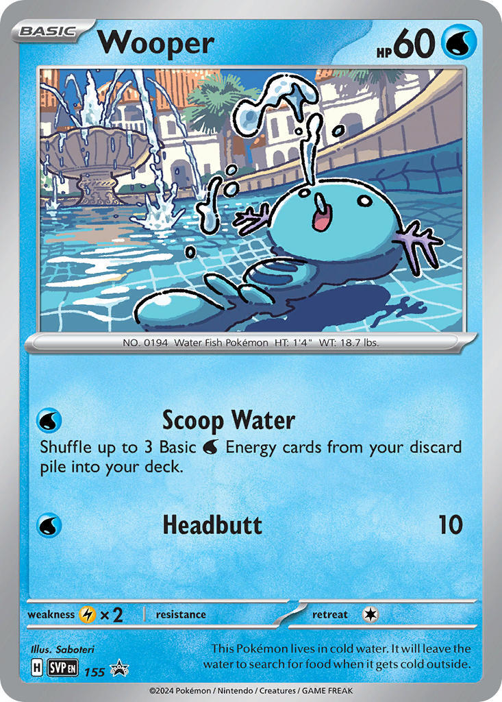 Wooper (155) [Scarlet & Violet: Black Star Promos] | Rock City Comics