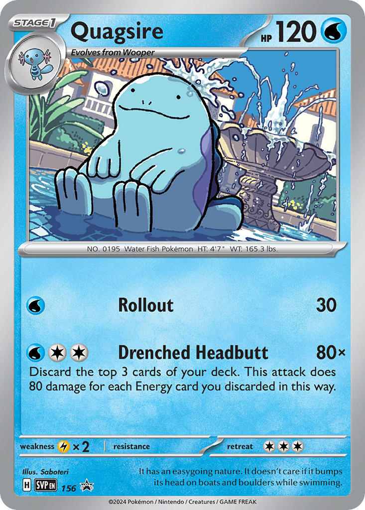 Quagsire (156) [Scarlet & Violet: Black Star Promos] | Rock City Comics