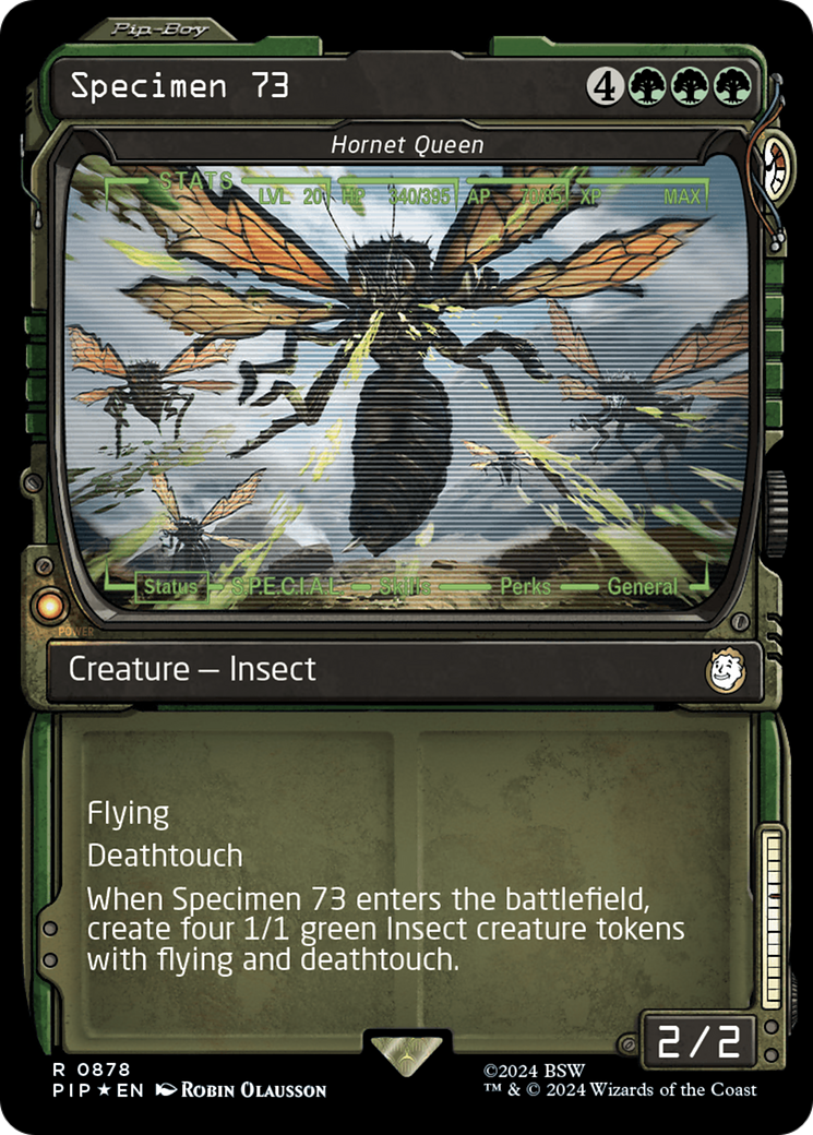 Specimen 73 - Hornet Queen (Showcase) (Surge Foil) [Fallout] | Rock City Comics