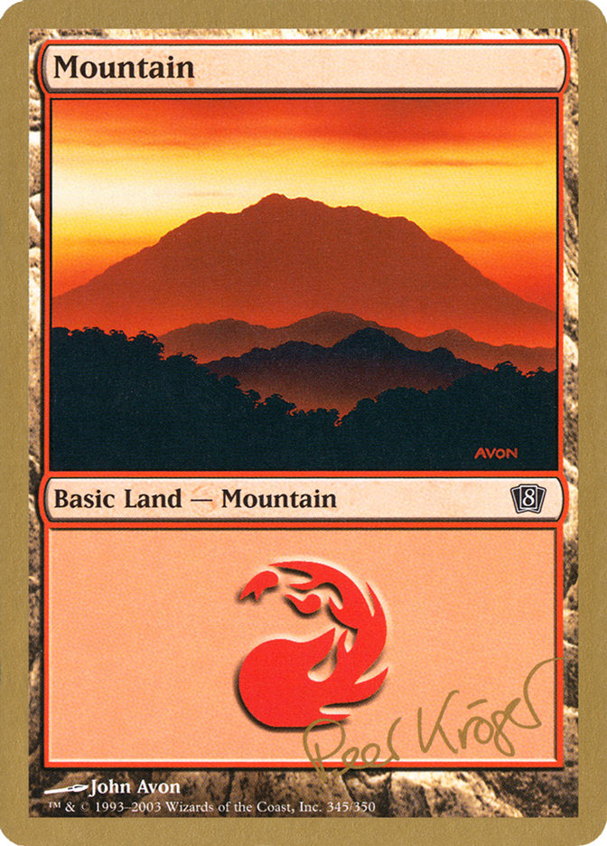 Mountain (pk345) (Peer Kroger) [World Championship Decks 2003] | Rock City Comics