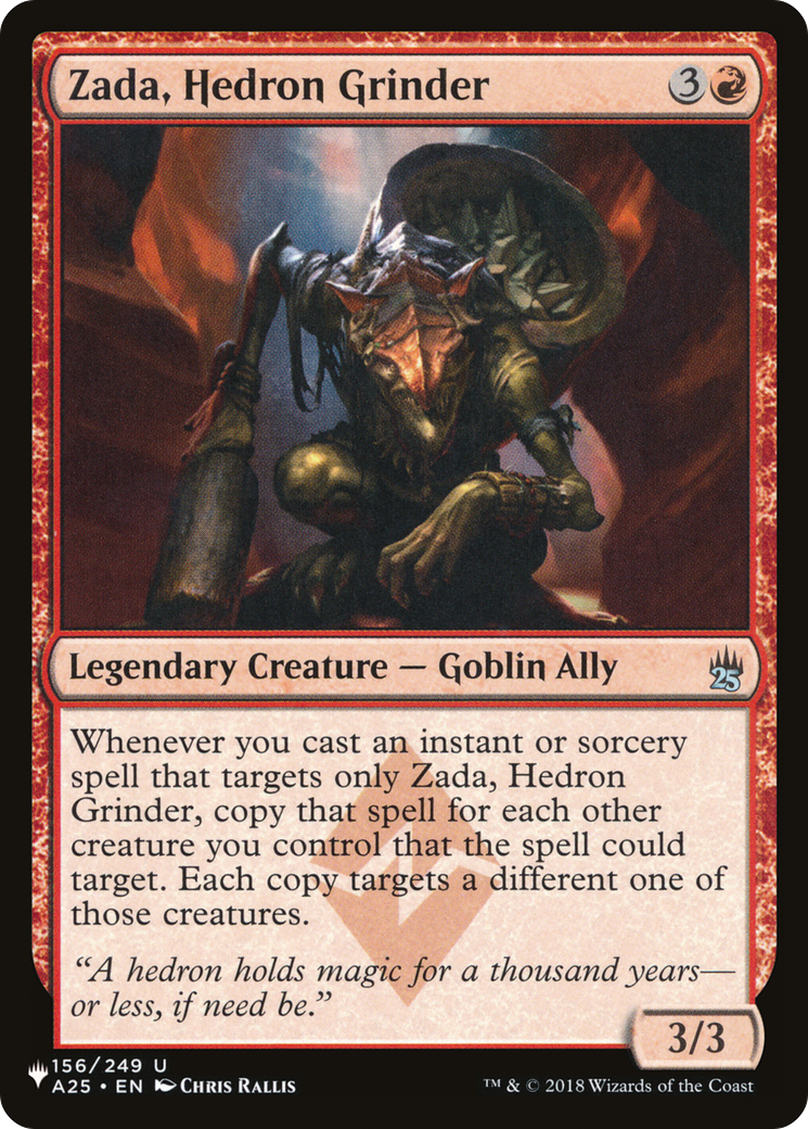 Zada, Hedron Grinder [The List Reprints] | Rock City Comics