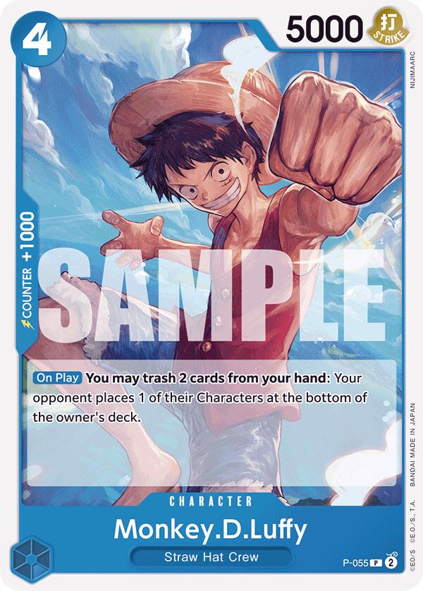 Monkey.D.Luffy (P-055) (Reprint) [Premium Booster -The Best-] | Rock City Comics