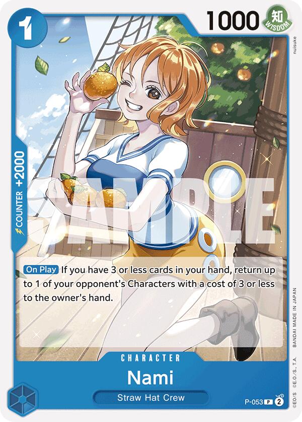 Nami (P-053) (Reprint) [Premium Booster -The Best-] | Rock City Comics
