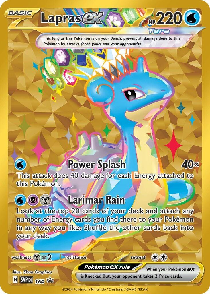 Lapras ex (164) [Scarlet & Violet: Black Star Promos] | Rock City Comics