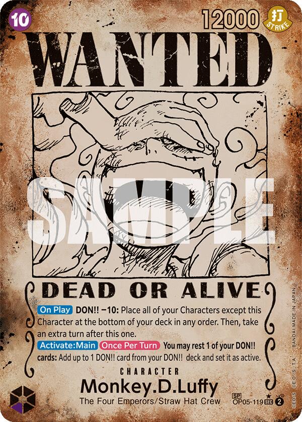 Monkey.D.Luffy (Wanted Poster) [Emperors in the New World] | Rock City Comics