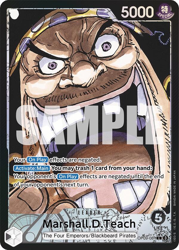 Marshall.D.Teach (Parallel) [Emperors in the New World] | Rock City Comics