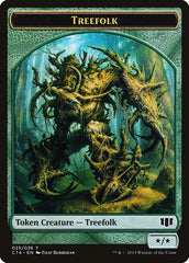 Treefolk // Wolf Double-Sided Token [Commander 2014 Tokens] | Rock City Comics
