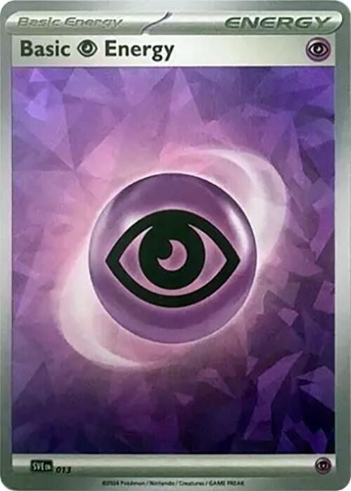 Basic Psychic Energy (013) (Cracked Ice Holo) [Scarlet & Violet: Stellar Crown] | Rock City Comics