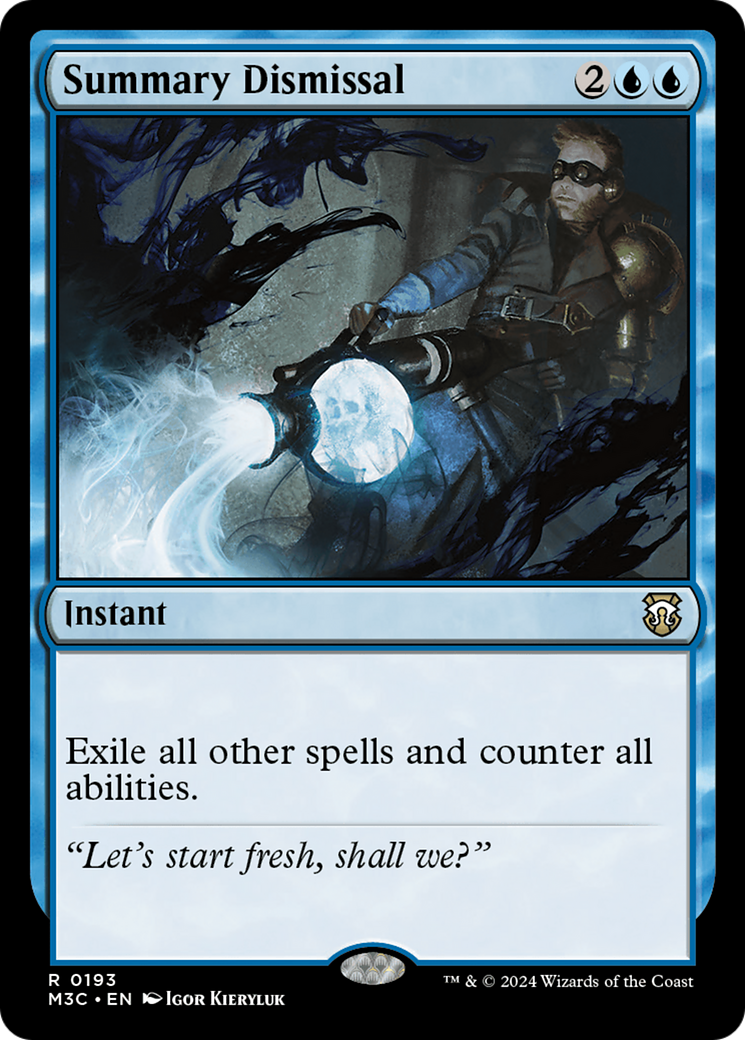 Summary Dismissal (Ripple Foil) [Modern Horizons 3 Commander] | Rock City Comics