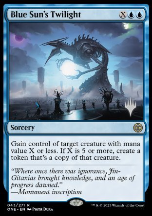 Blue Sun's Twilight (Promo Pack) [Phyrexia: All Will Be One Promos] | Rock City Comics