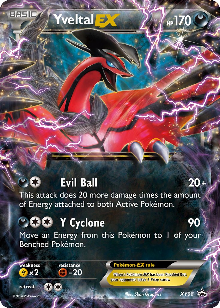 Yveltal EX (XY08) [XY: Black Star Promos] | Rock City Comics