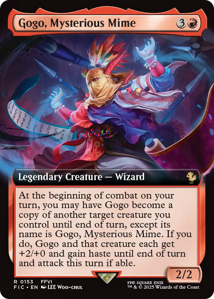 Gogo, Mysterious Mime (Extended Art) [FINAL FANTASY Commander] | Rock City Comics