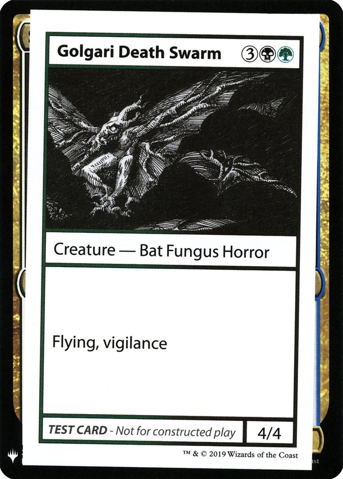 Golgari Death Swarm [Mystery Booster Playtest Cards] | Rock City Comics