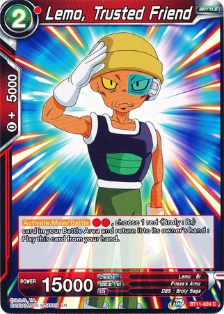 Lemo, Trusted Friend (BT11-024) [Vermilion Bloodline] | Rock City Comics