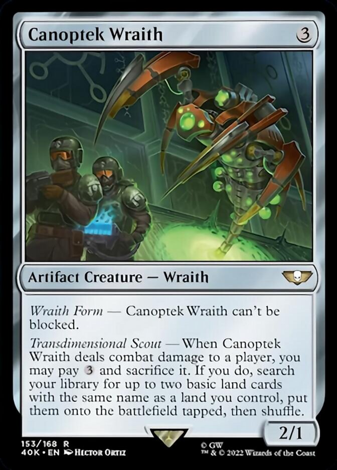 Canoptek Wraith (Surge Foil) [Warhammer 40,000] | Rock City Comics
