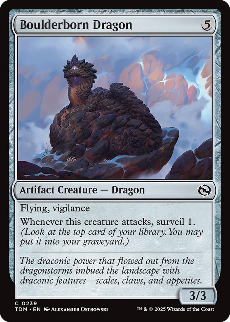 Boulderborn Dragon [Tarkir: Dragonstorm] | Rock City Comics