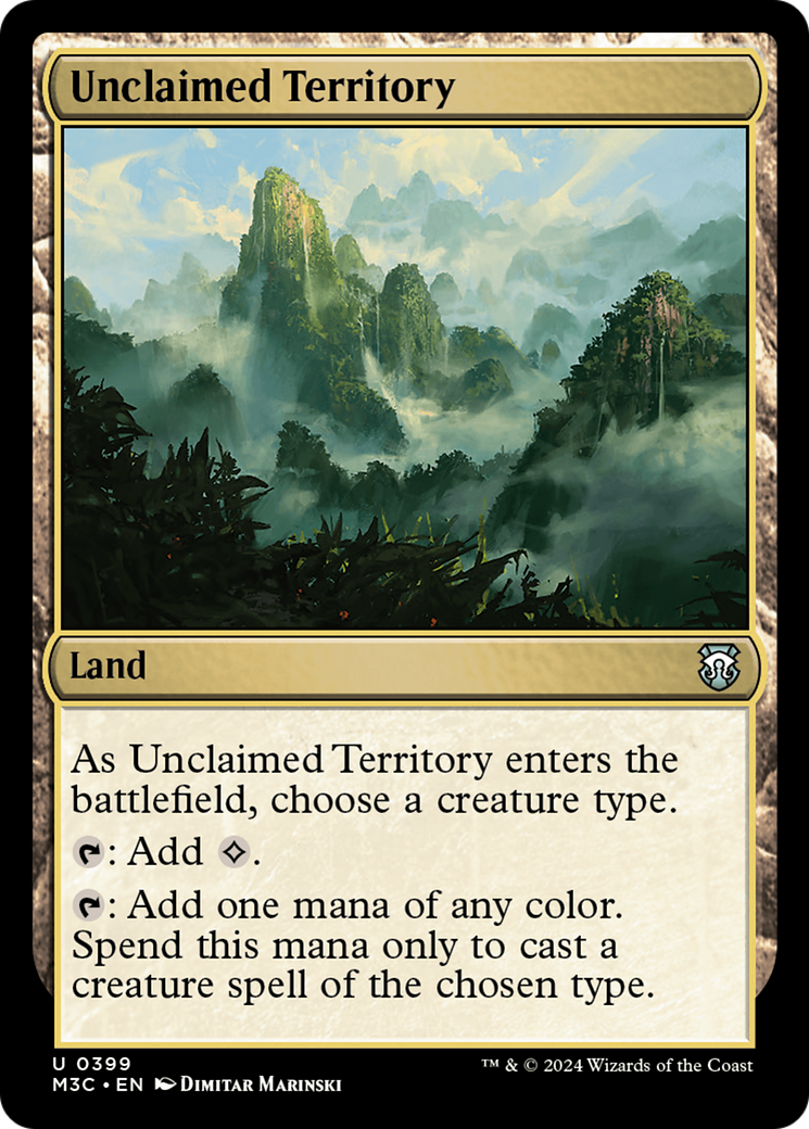 Unclaimed Territory (Ripple Foil) [Modern Horizons 3 Commander] | Rock City Comics