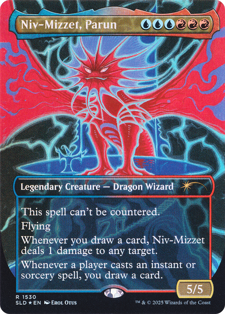 Niv-Mizzet, Parun (Rainbow Foil) [Secret Lair Drop Series] | Rock City Comics
