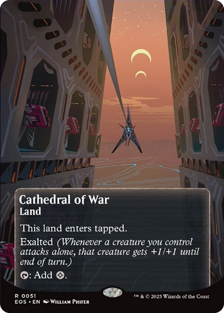Cathedral of War (0051) (Borderless) [Edge of Eternities: Stellar Sights] | Rock City Comics