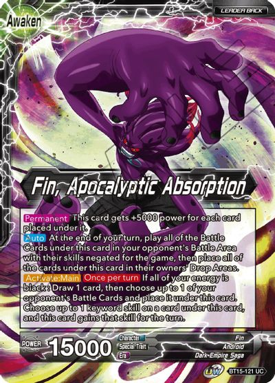 Fin // Fin, Apocalyptic Absorption (BT15-121) [Saiyan Showdown] | Rock City Comics