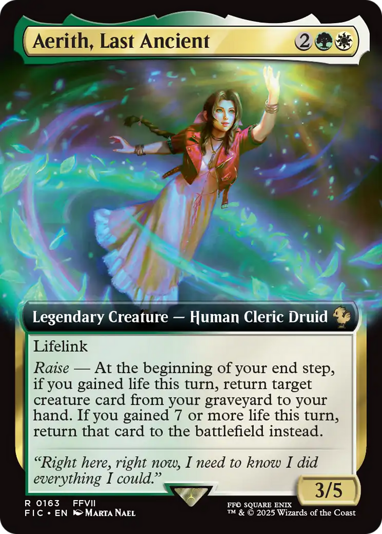 Aerith, Last Ancient (Extended Art) [FINAL FANTASY Commander] | Rock City Comics