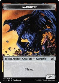 Gargoyle // Egg Double-Sided Token [Commander 2019 Tokens] | Rock City Comics