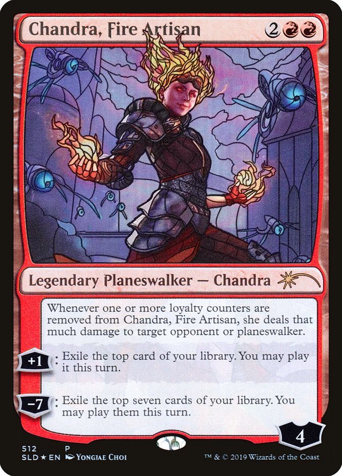 Chandra, Fire Artisan (Stained Glass) [Secret Lair Drop Promos] | Rock City Comics