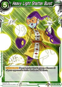 Heavy Light Shatter Burst (Divine Multiverse Draft Tournament) (DB2-096) [Tournament Promotion Cards] | Rock City Comics