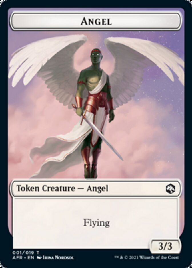 Angel Token [Dungeons & Dragons: Adventures in the Forgotten Realms Tokens] | Rock City Comics