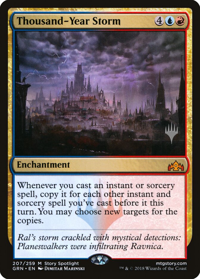 Thousand-Year Storm (Promo Pack) [Guilds of Ravnica Promos] | Rock City Comics