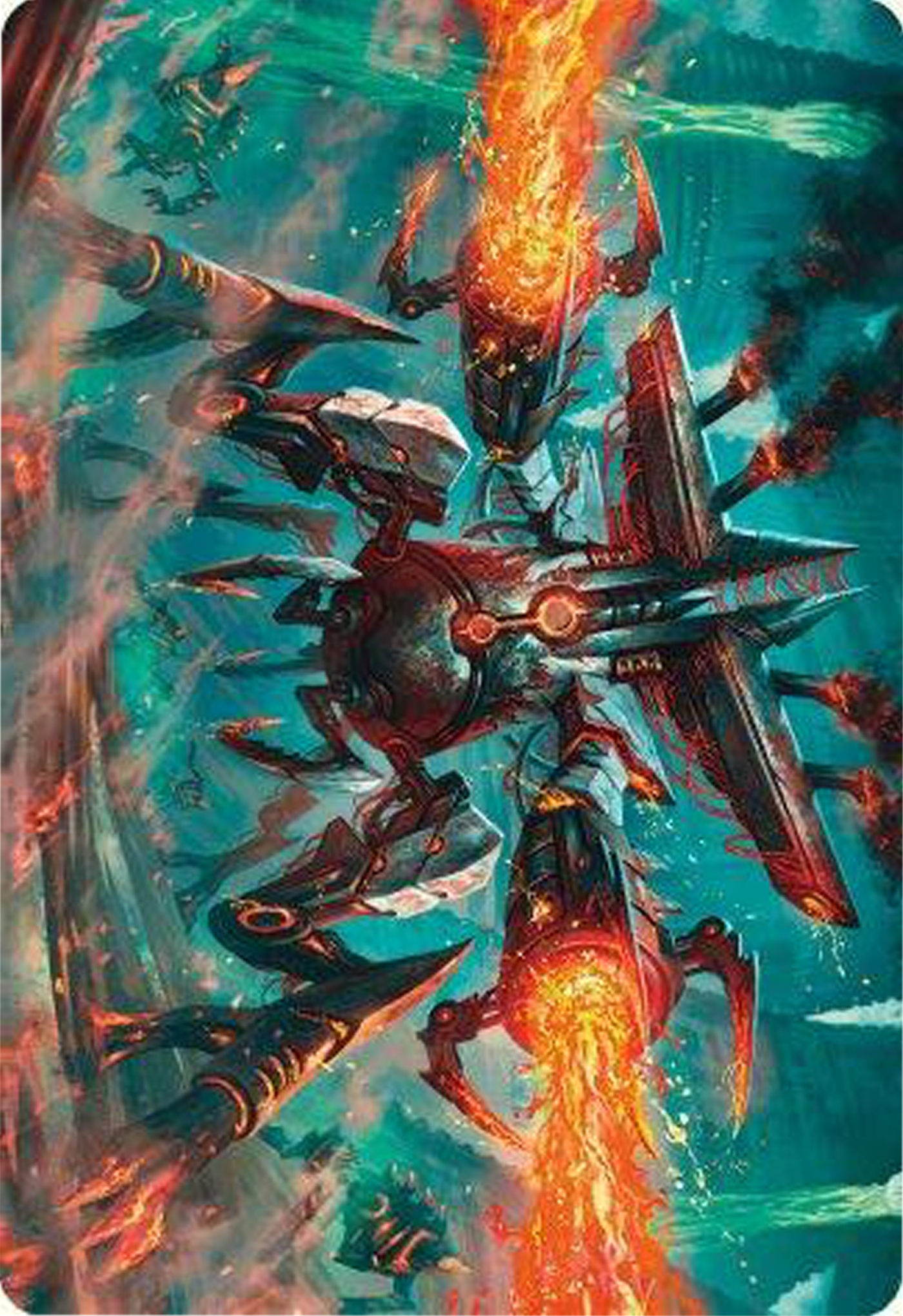 Exterminator Magmarch Art Card [Modern Horizons 3 Art Series] | Rock City Comics