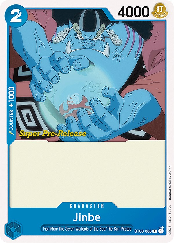 Jinbe [Super Pre-Release Starter Deck: The Seven Warlords of the Sea] | Rock City Comics