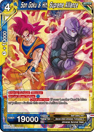 Son Goku & Hit, Supreme Alliance (Event Pack 08) (BT10-145) [Tournament Promotion Cards] | Rock City Comics