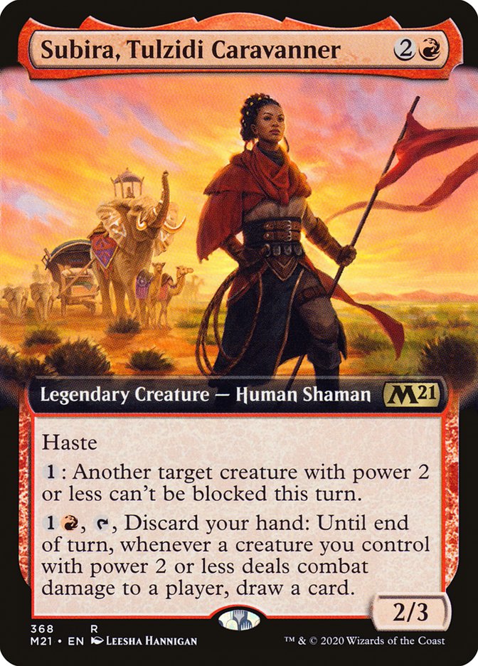 Subira, Tulzidi Caravanner (Extended Art) [Core Set 2021] | Rock City Comics