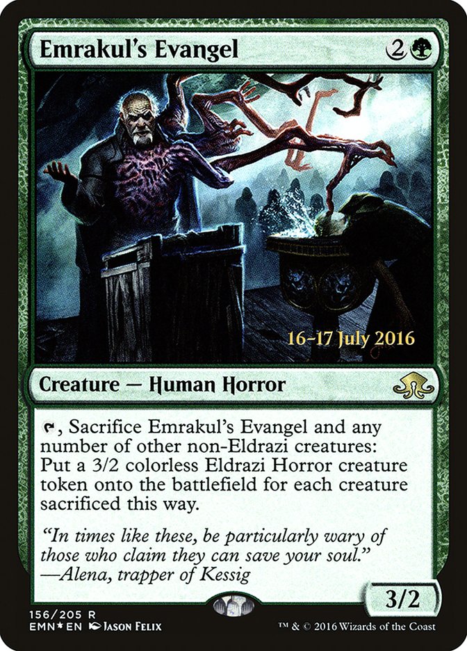 Emrakul's Evangel [Eldritch Moon Prerelease Promos] | Rock City Comics