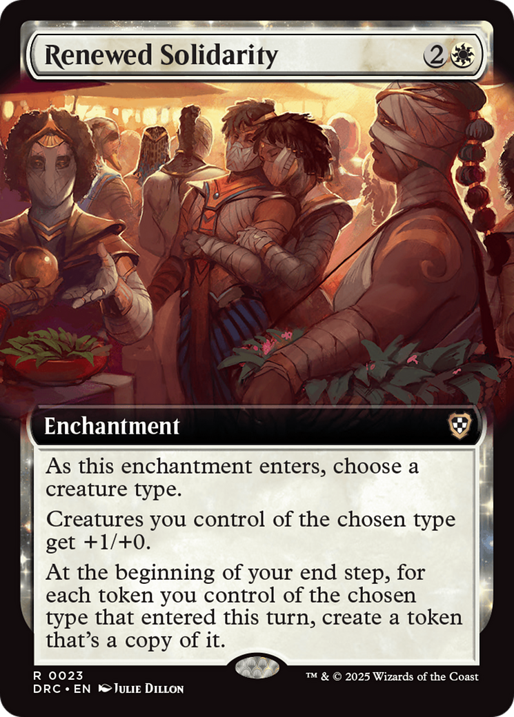 Renewed Solidarity (Extended Art) [Aetherdrift Commander] | Rock City Comics
