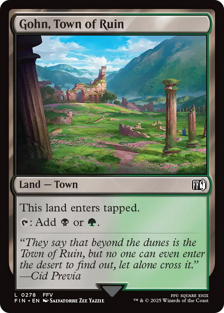 Gohn, Town of Ruin [FINAL FANTASY] | Rock City Comics