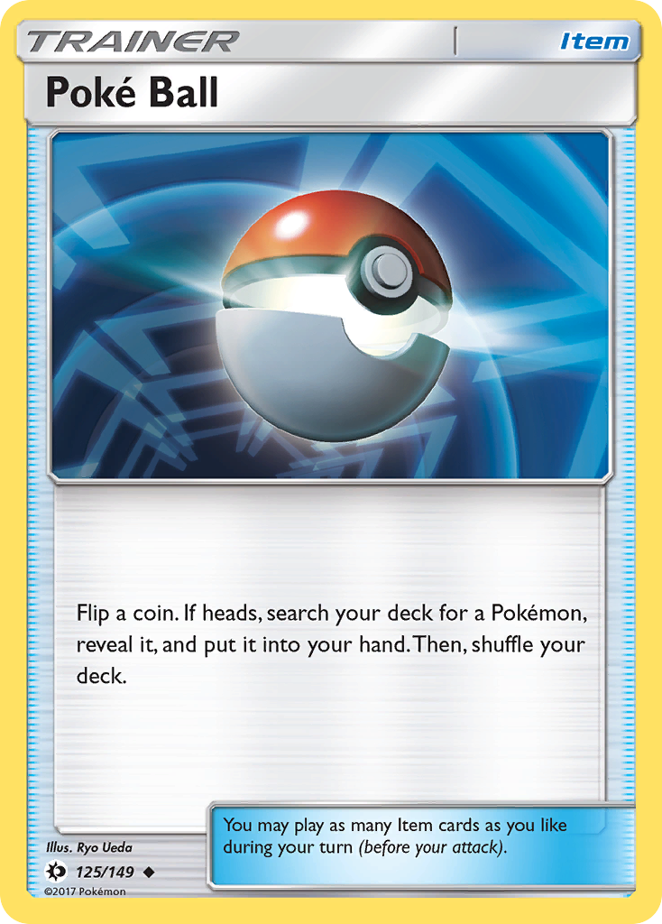 Poke Ball (125/149) [Sun & Moon: Base Set] | Rock City Comics
