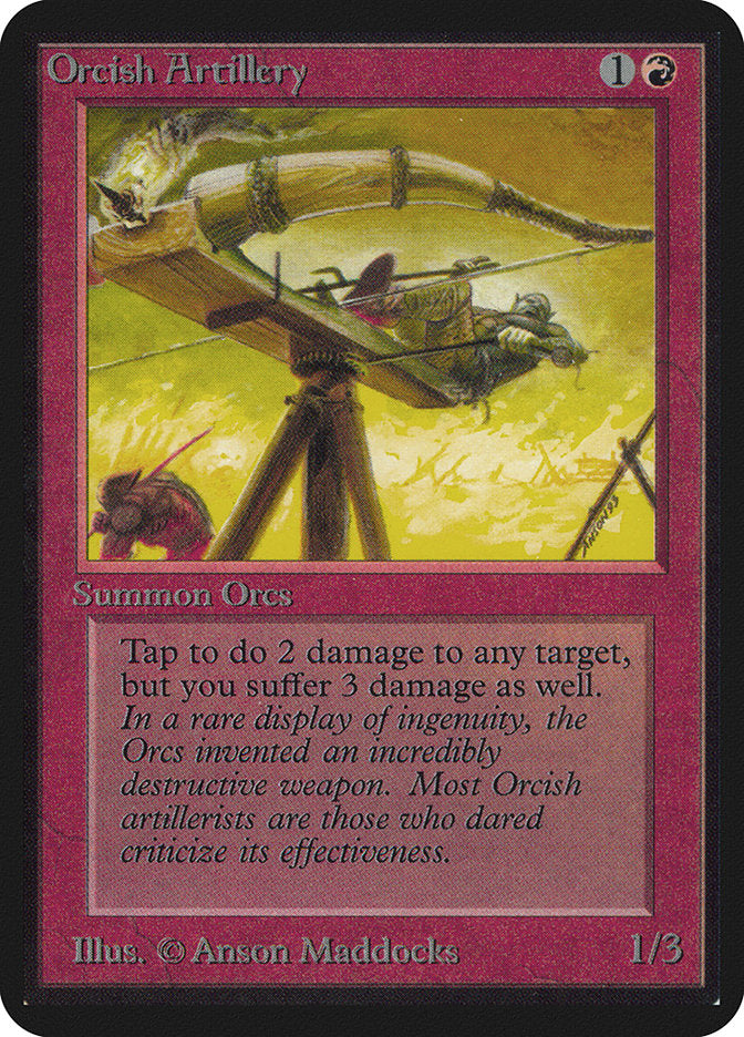 Orcish Artillery [Alpha Edition] | Rock City Comics