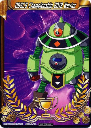 DBSCG Championship 2019 Warrior (Merit Card) - Universe 3 "Mosco" (3) [Tournament Promotion Cards] | Rock City Comics