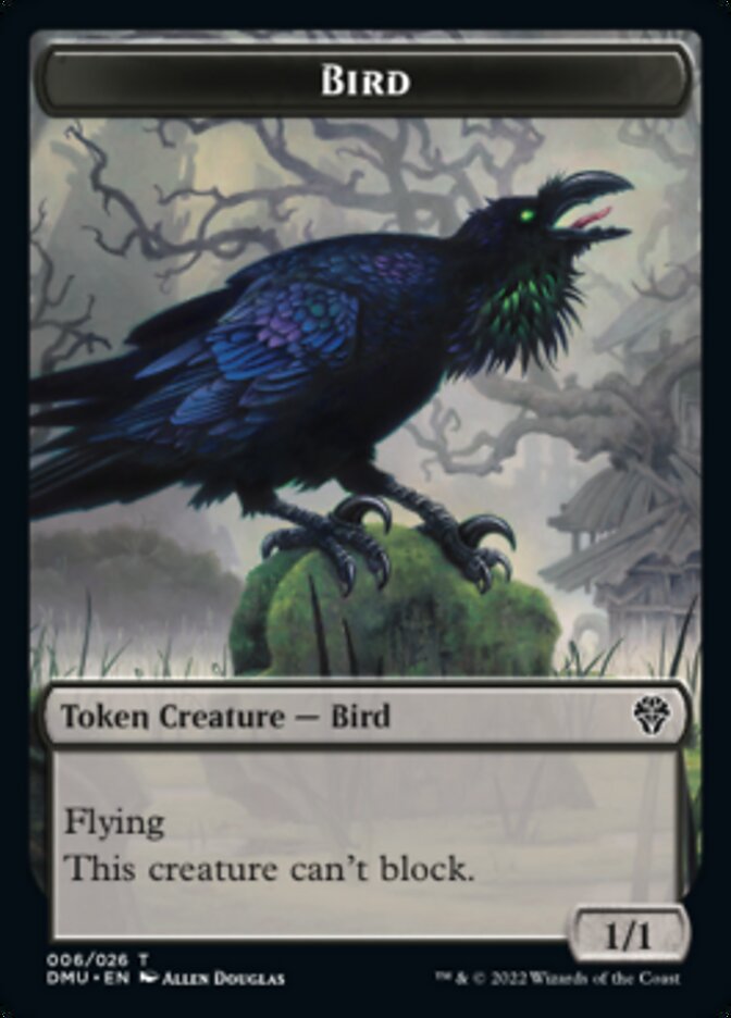 Soldier // Bird (006) Double-Sided Token [Dominaria United Tokens] | Rock City Comics